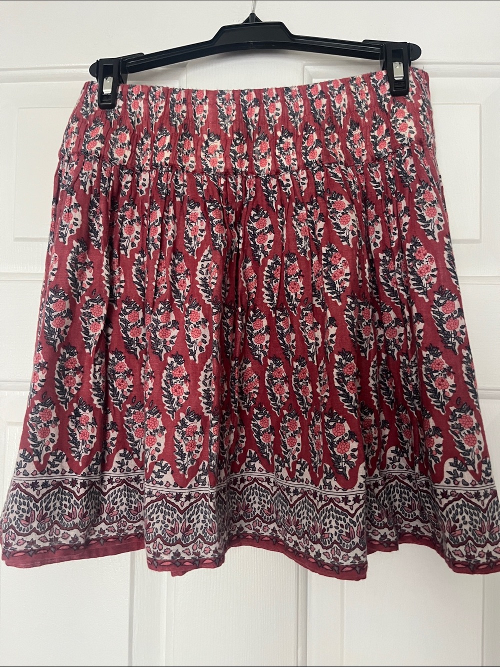 Y2K American Eagle Smocked Waist Mini Skirt